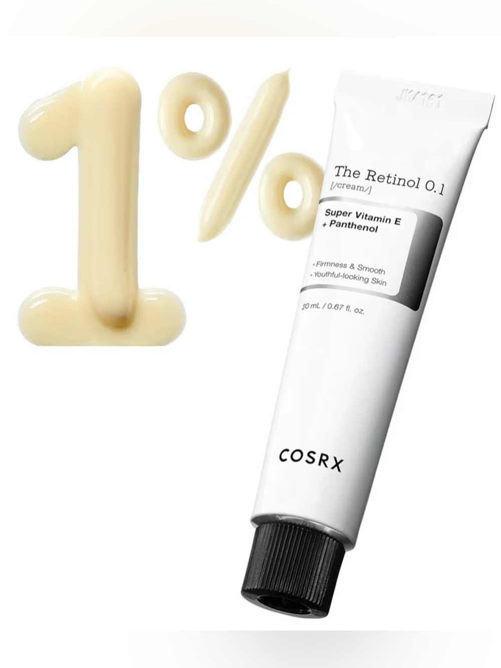 NEW COSRX The Retinol 0.1 Cream - Super Vitamin E + Panthenol 20ml .67 oz